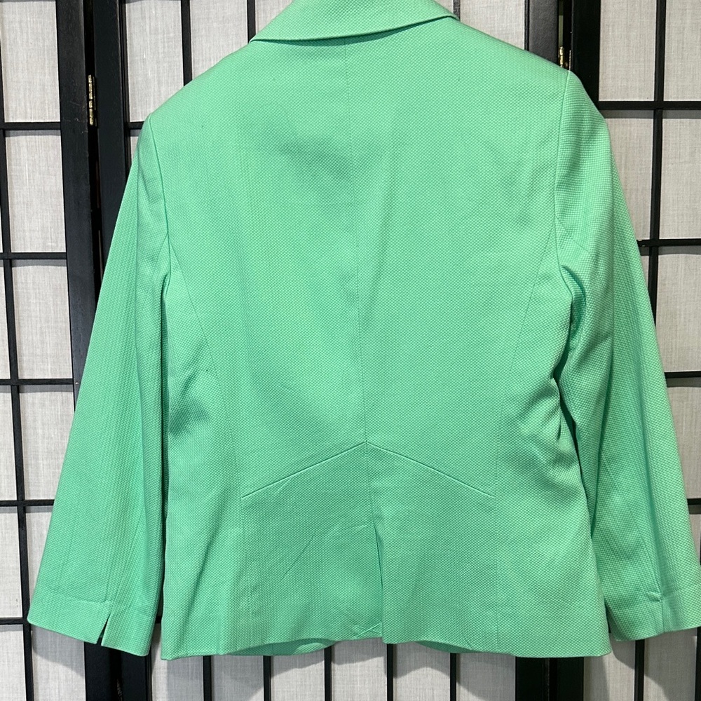 The Limited Mint Green EUC Blazer Lined Cropped Medium - Picture 5 of 10
